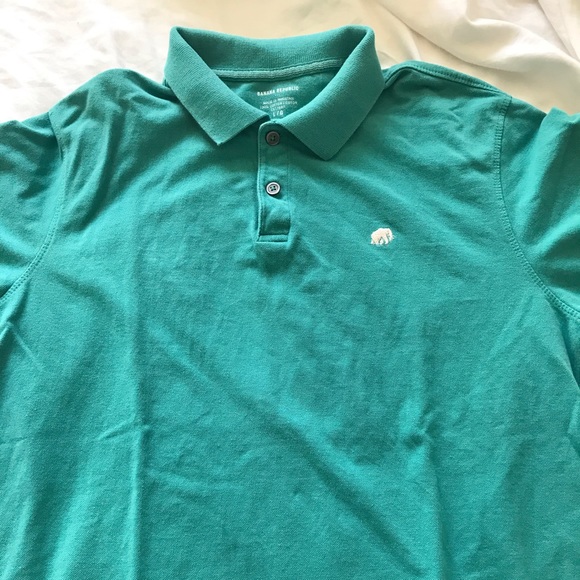 Men’s Large Green Banana Republic Polo - Picture 2 of 3